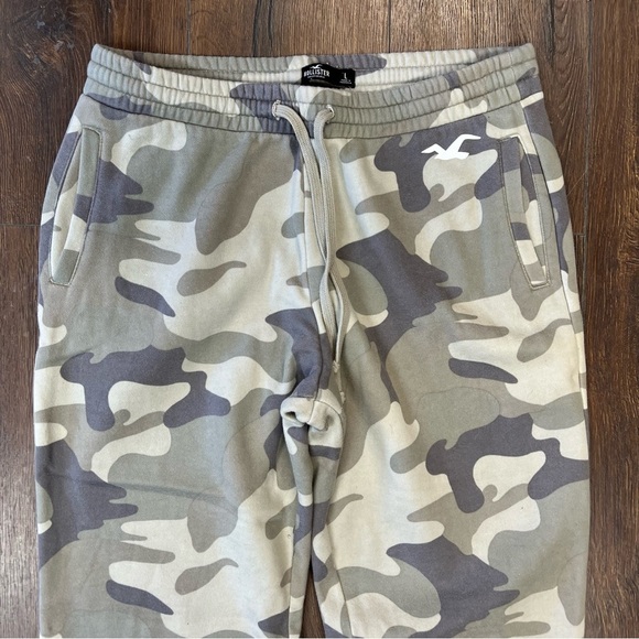 Hollister camo jogger sweats SZ LG - Picture 3 of 6